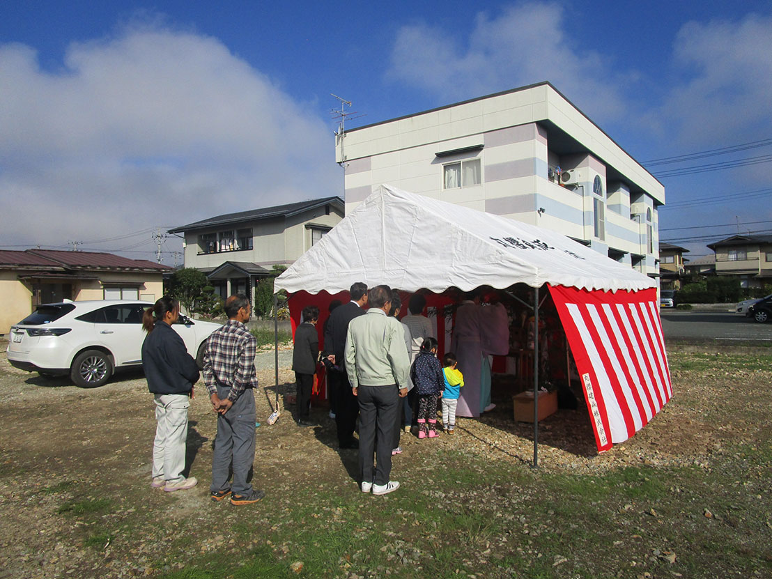 地鎮祭／天童市Y様邸